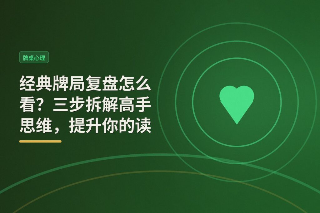 经典牌局复盘怎么看 - 经典牌局复盘怎么看?三步拆解高手思维,提升你的读牌与决策力