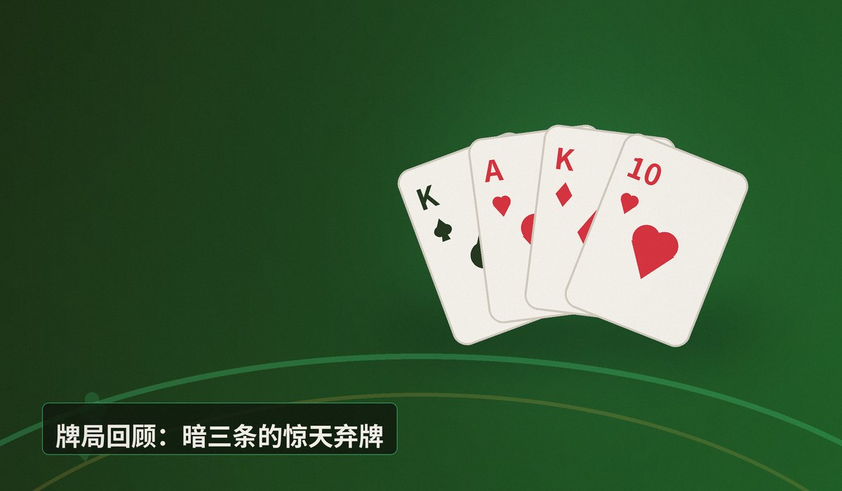 https://www.reddit.com/r/poker/comments/1ujbflf/i_just_witnessed_the_worse_hand_of_poker_ive_ever/ - 现场牌局解析：顶对面对暗三条，弃牌是神操作还是过
