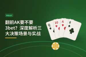 翻前AK要不要3bet - 翻前AK要不要3bet？深度解析三大决策场景与实战技巧