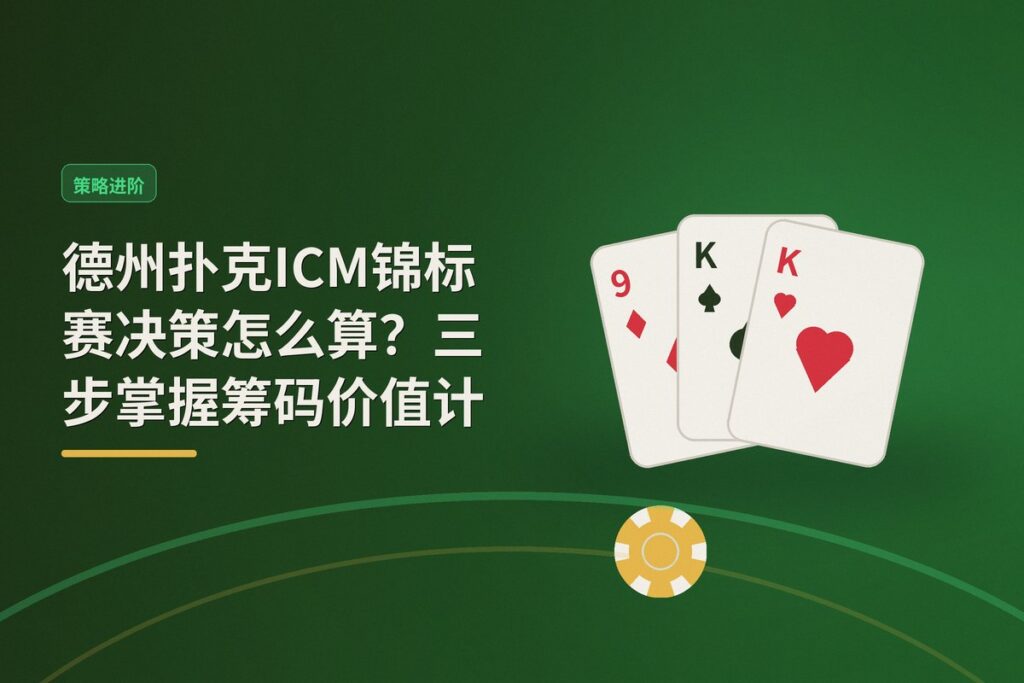 德州扑克ICM锦标赛决策怎么算 - 德州扑克ICM锦标赛决策怎么算？三步掌握筹码价值计算法