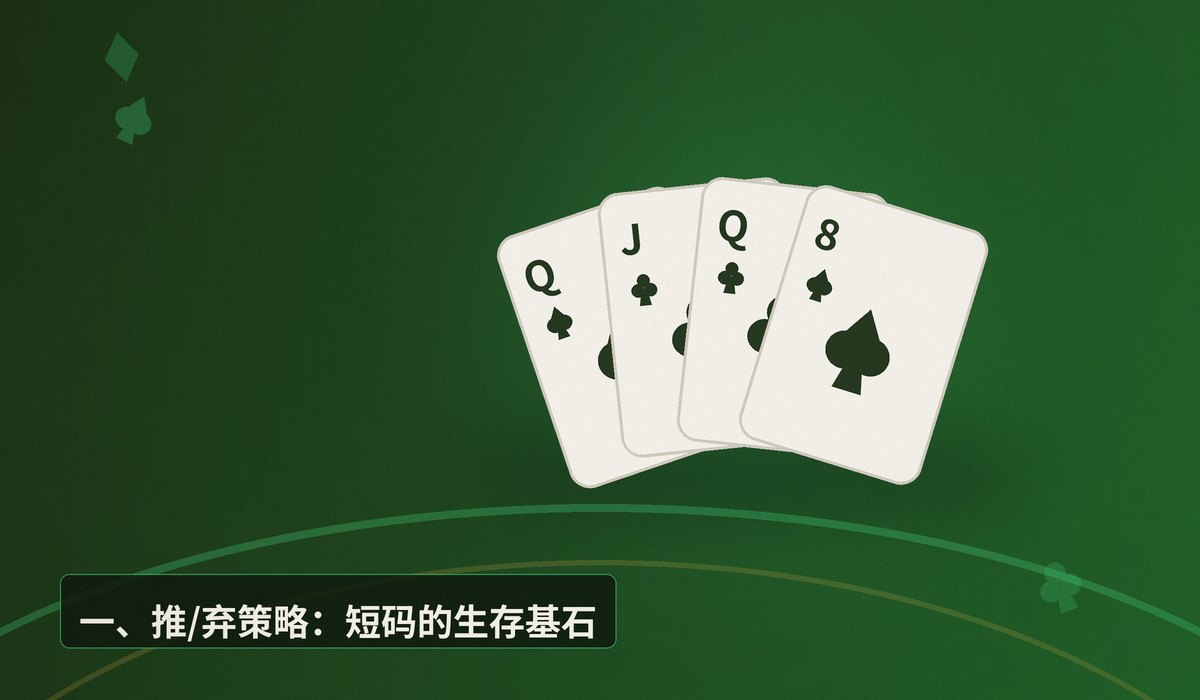 短码MTT打法技巧 - 短码MTT打法技巧:筹码低于20BB时的三大核心策略