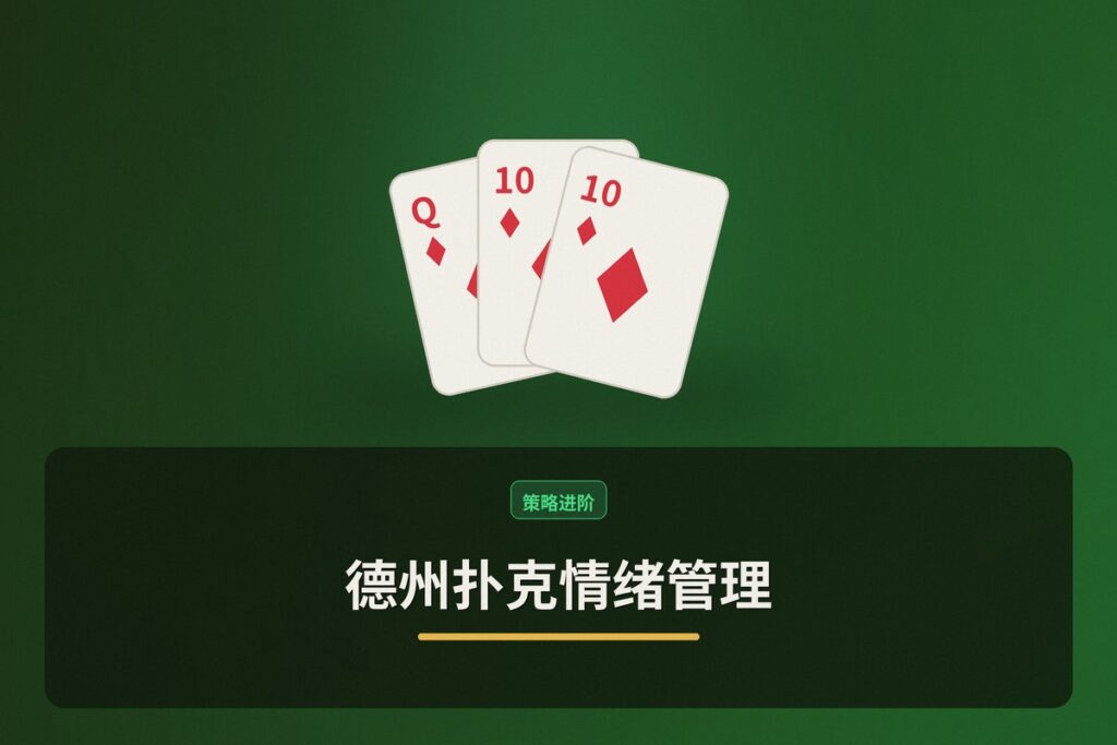 情绪管理tilt control技巧 - 德州扑克情绪管理：三大Tilt控制技巧助你稳定盈利