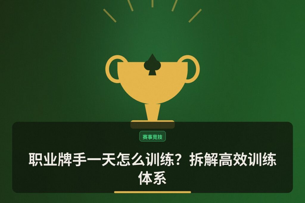 职业牌手一天怎么训练 - 【职业成长】职业牌手一天怎么训练？拆解高效训练体系