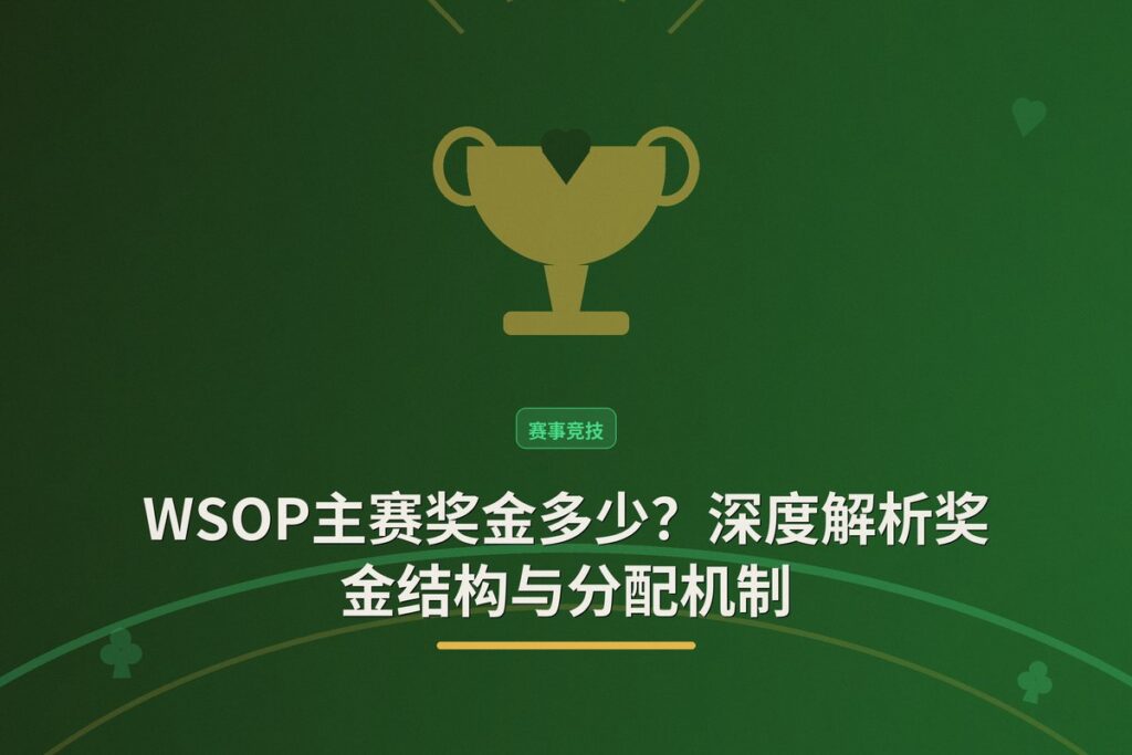 WSOP主赛奖金多少 - WSOP主赛奖金多少？深度解析奖金结构与分配机制