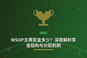 WSOP主赛奖金多少 - WSOP主赛奖金多少？深度解析奖金结构与分配机制